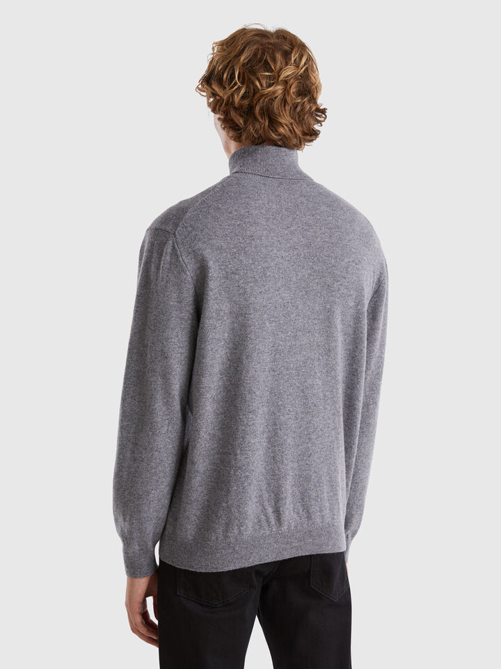 TURTLE NECK SWEATER Men image number 2